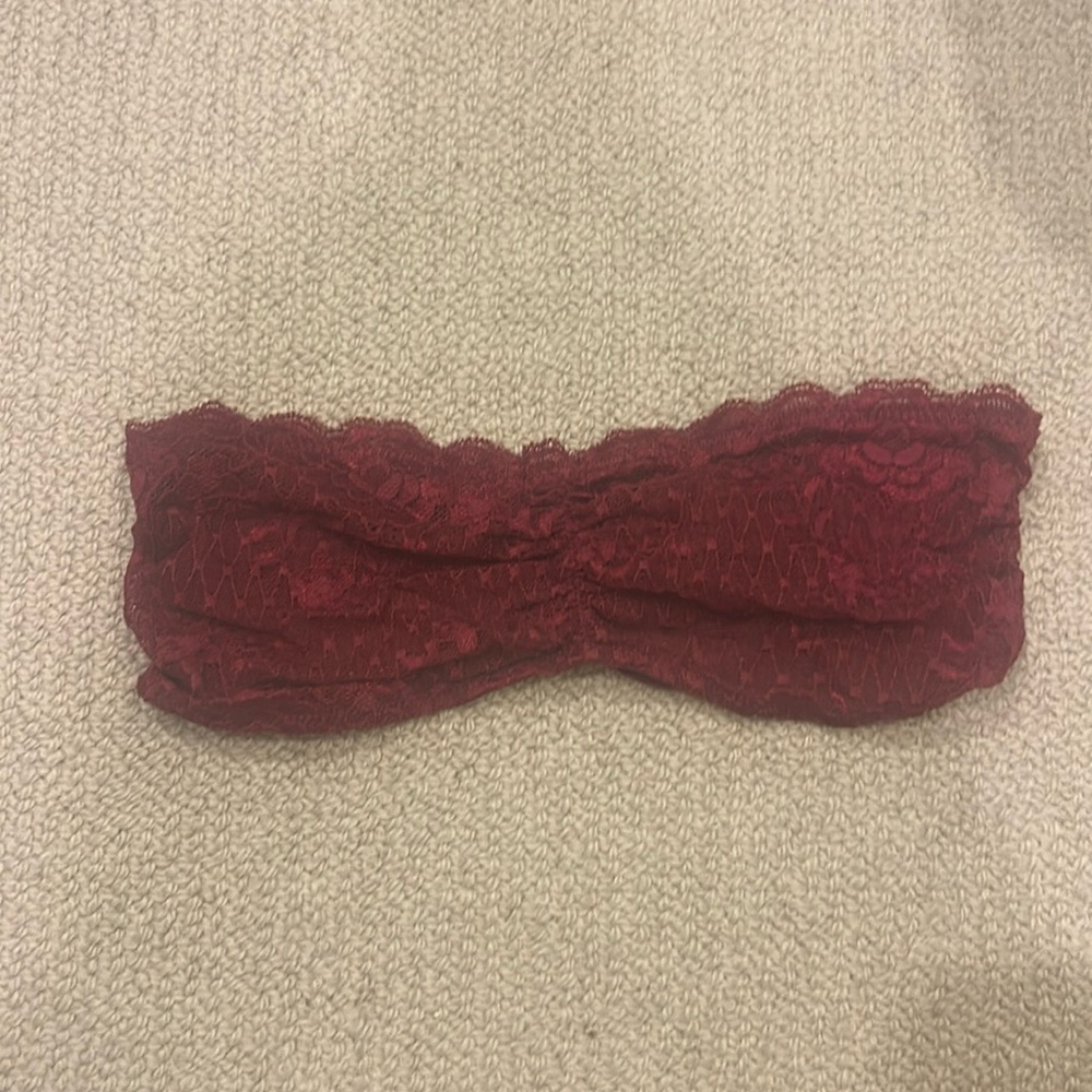Free People Lace Criss Cross Bandeau Size S